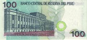 Peru P.178a 100 Neue Sols 2001 A 0000293 (1) 