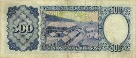 Bolivien / Bolivia P.165 500 Pesos Bolivianos 1981 (3) 