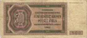 R.565a: Böhmen & Mähren 500 Kronen 1942 B (3) 