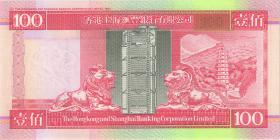 Hongkong P.203b 100 Dollars 1997 (1) 