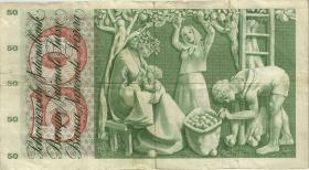 Schweiz / Switzerland P.48b 50 Franken 1961 (3-) 