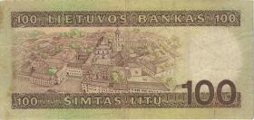 Litauen / Lithuania P.50 100 Litu 1991 AF 000025 (3)3) 