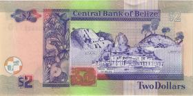 Belize P.66a 2 Dollars 2003 (1) 