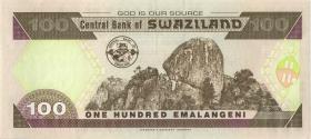 Swasiland / Swaziland P.32a 100 Emalangeni 2001 (2) 