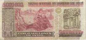 Peru P.150 5.000.000 Intis 1991 (3) 