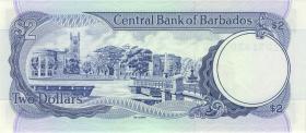 Barbados P.36 2 Dollars (1986) Z1 replacement (1) 