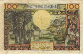 Äquat.-Afrikan.-Staaten P.03b 100 Francs (1963) B (3) 