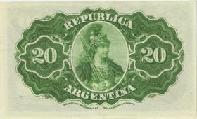 Argentinien / Argentina P.229 20 Centavos 1895 (2+) 