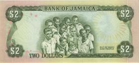 Jamaika / Jamaica P.065a 2 Dollars (1982-86) (1) 