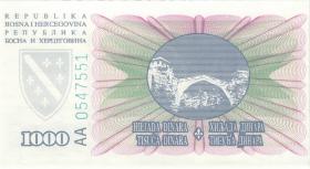 Bosnien & Herzegowina / Bosnia P.046a 1000 Dinara 1994 (1) 