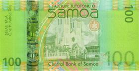 Samoa P.43 100 Tala (2008) JD 0000450 (1) low number 