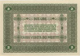 Italien / Italy P.M05 2 Lire 1918 (1) 