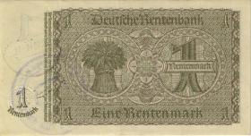 R.166f: 1 Rentenmark 1937 (2) Gemeindestempel Luxemburg 