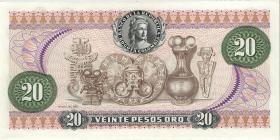 Kolumbien / Colombia P.409c 20 Pesos Oro 1975 (1) 
