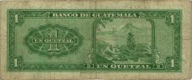 Guatemala P.052h 1 Quetzal 1971 (4) 