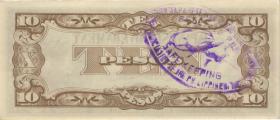 Philippinen / Philippines P.108 10 Pesos (1942) mit Stempel (1) 