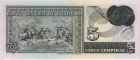 Honduras P.059b 5 Lempiras 1977 (1) 