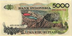 Indonesien / Indonesia P.130 5.000 Rupien 1992 (2) 