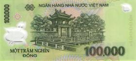 Vietnam / Viet Nam P.122q 100.000 Dong (20)20 Polymer (1) 