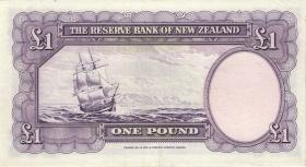 Neuseeland / New Zealand P.159d 1 Pfund (1960-67) (3+) 