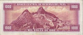 Peru P.111 1000 Soles de Oro 1975 (2) 