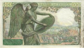 Frankreich / France P.101 100 Francs 15.5.1942 Descartes (3) 
