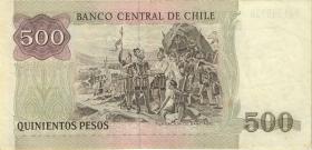 Chile P.153e 500 Pesos 1995 (3) 