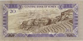 Jemen / Yemen arabische Rep. P.14 20 Rials 1973 (3+) 