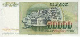 Jugoslawien / Yugoslavia P.096s 50.000 Dinara 1986 Specimen (1) 