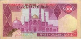 Iran P.139 5.000 Rials (ab 1983) U.1 (2) 