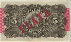 Kuba / Cuba P.048b 5 Pesos 1896 (1) 