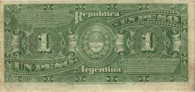 Argentinien / Argentina P.218 1 Peso 1897 overprint 20.9.1987 (3) 