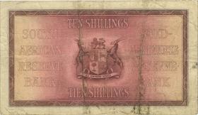 Südafrika / South Africa P.082d 10 Shillings 1941 (3/4) 