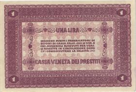 Italien / Italy P.M04b 1 Lira 1918 (1/1-) 