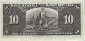 Canada P.061c 10 Dollars 1937 (3) 