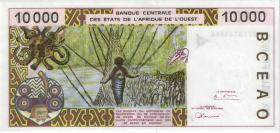 West-Afr.Staaten/West African States P.814Te 10.000 Francs 1997 (1) 