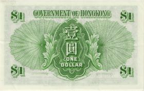 Hongkong P.324b 1 Dollar 1949 (3+) 