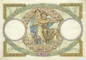 Frankreich / France P.080b 50 Francs 4.1.1934 (3+) 
