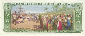 Costa Rica P.241 5 Colones 1971 (1) 