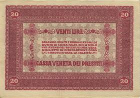 Italien / Italy P.M07 20 Lire 1918 (2) 