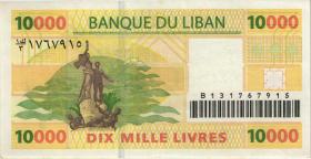 Libanon / Lebanon P.86b 10.000 Livres 2008 (3) 