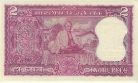 Indien / India P.067b 2 Rupien (1969) (1) 