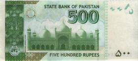 Pakistan P.neu 500 Rupien 2022 (1) 