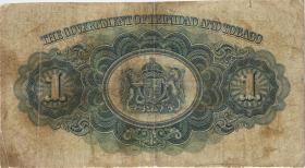 Trinidad & Tobago P.05b 1 Dollar 2.1.1939 (5) 