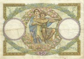 Frankreich / France P.080b 50 Francs 4.1.1934 (3) 