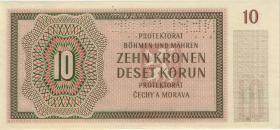 R.562c: Böhmen & Mähren 10 Kronen 1942 Neplatne (1) 