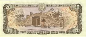 Dom. Republik/Dominican Republic P.133 20 Pesos Oro 1990 (2) 