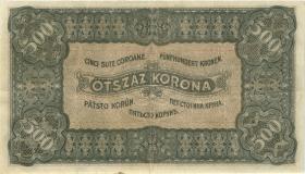 Ungarn / Hungary P.074b 500 Kronen 1923 (3) 