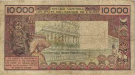 West-Afr.Staaten/West African States P.109Aa 10.000 Francs (1977-92) (4) 