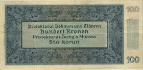 R.560a: Böhmen & Mähren 100 Kronen 1940 A II. Auflage (3) 